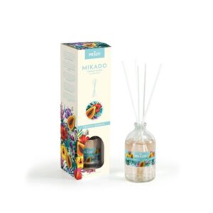 prady ambientador mikado tropic papaya frasco de cristal 100 ml y varitas difusoras