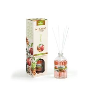 prady ambientador mikado canela manzana frasco de cristal 100 ml y varitas difusoras