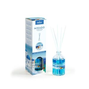 prady ambientador mikado aire mediterraneo frasco de cristal 100 ml y varitas difusoras