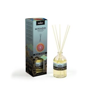 prady ambientador mikado black incense frasco de cristal 100 ml y varitas difusoras