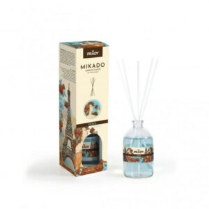 prady ambientador mikado paris rose & patchouli frasco de cristal 100 ml y varitas difusoras