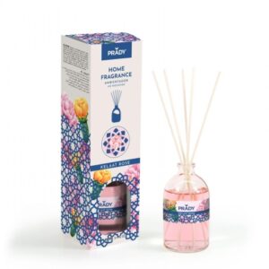 prady ambientador mikado kelaat rose frasco de cristal 100 ml y varitas difusoras