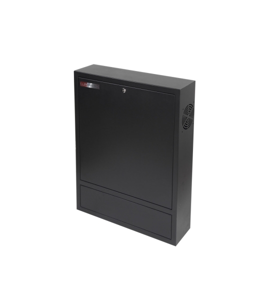 wp rwn 02601 b armario mural vertical 4u cerradura de seguridad con llave tubular 600x150x750mm color negro