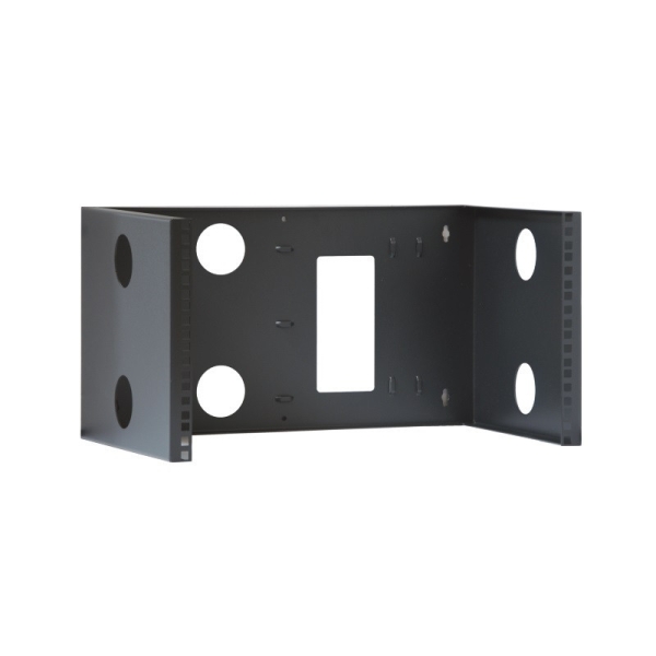wp roa 04603 bu bastidor mural abierto 4u estructura de acero resistente 500x305x178mm color negro