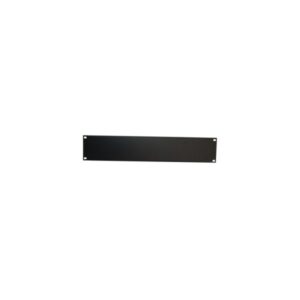 wp tapa delantera para armario 2u 490x15x100mm color negro