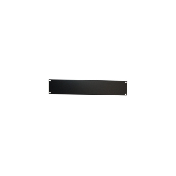 wp tapa delantera para armario 2u 490x15x100mm color negro