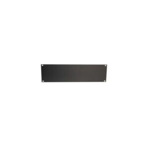 wp tapa delantera para armario 3u 490x15x145mm color negro