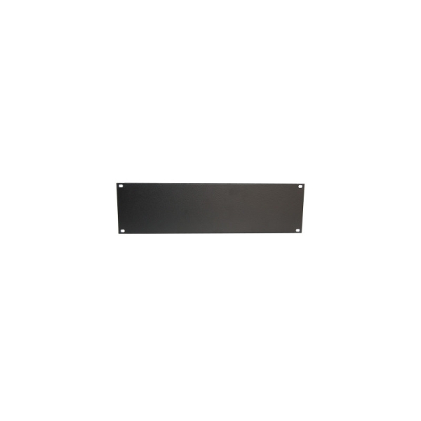 wp tapa delantera para armario 3u 490x15x145mm color negro