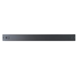 wp tapa delantera para armario 1u instalacion sin tornillos 490x15x55mm color negro