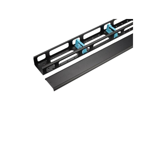wp guia vertical 32u cableado con tapa compatible con la serie rna/rsb 1446x195x90mm color negro