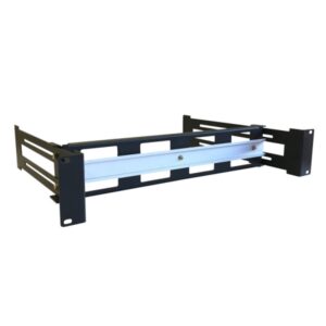 wp rail para equipo din 2u 550x400x300mm color negro