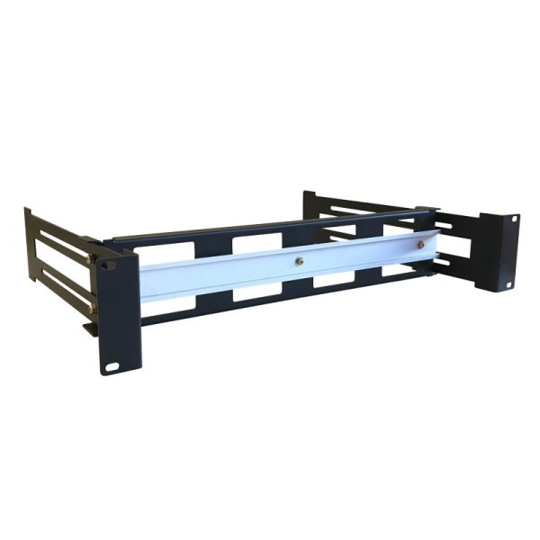 wp rail para equipo din 2u 550x400x300mm color negro