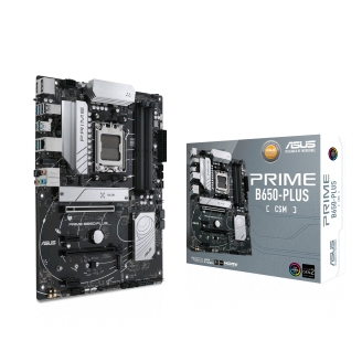 asus prime b650 plus csm placa base amd5 4x ddr5 hdmi, m.2, pcie 4.0, 4x sata iii, usb 2.0, 3.2, displayport, factor atx