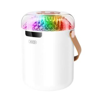 xo hf13 humidificador 5 modos de pulverizacion bateria 500mah capacidad 1.5l rgb color blanco