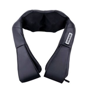 xo fg09 masajeador de cuello con calor 3 niveles 30w adaptador y cable para coche color negro
