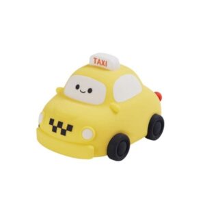 xo oz013 lampara de noche infantil forma de taxi bateria 1200mah tacto suave color amarillo
