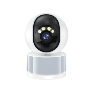xo cr11 camara de vigilancia wifi motorizada vision nocturna 3mpx bluetooth color blanco