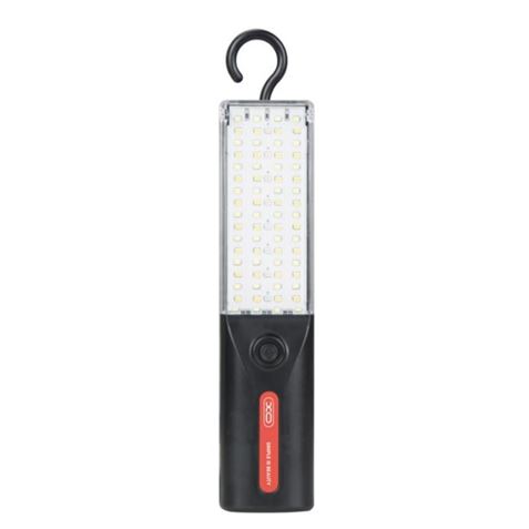 xo yh17 linterna led con iman y gancho carga solar color negro