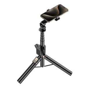 xo ss23 tripode + palo selfie mando a distancia bluetooth leds laterales incluidos color negro