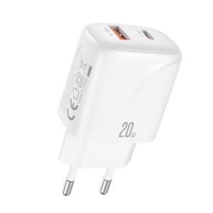 xo l158 cargador de corriente 20w usb a y usb c alto rendimiento color blanco