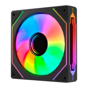 abysm gaming arclight 3.0 ventilador 120mm con iluminacion argb velocidad max. 1600rpm color negro