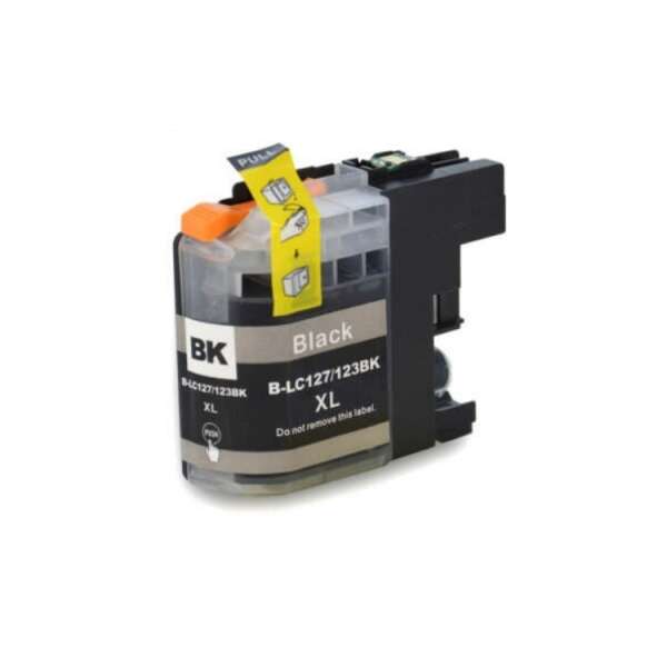 brother lc123xl/lc121xl negro cartucho de tinta generico reemplaza lc123bk/lc121bk