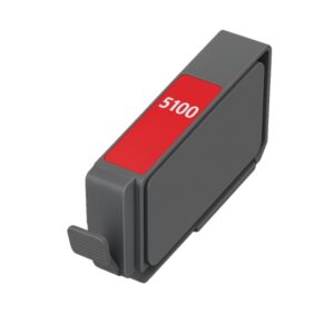 canon pfi5100 rojo cartucho de tinta pigmentada generico reemplaza pfi5100r/6958c001