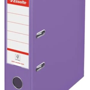 esselte colour'breeze archivador de palanca a4 lomo 75mm ollao y rado capacidad para 500 hojas color lavanda