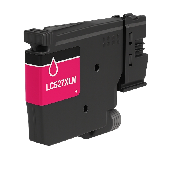 brother lc527xl magenta cartucho de tinta pigmentada generico reemplaza lc527xlm/lc527m