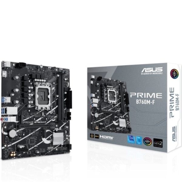 asus prime b760m f 2xddr5 m.2, pcie 4.0, sata iii, hdmi, microatx