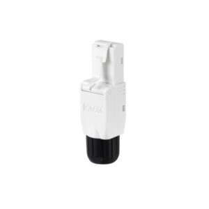 nanocable pack de 10 conectores rj45 8 hilos cat.6a auto crimpable sin herramientas color blanco