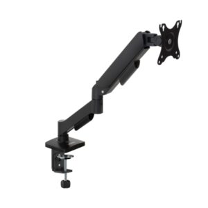 tooq soporte de mesa con brazo articulado para monitor de 13" 32" giratorio e inclinable gestion de cables peso max 9kg vesa 100x100mm color negro