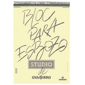 canson bloc de dibujo para esbozo de 100 hojas a4 90grs 21x29.7cm color blanco