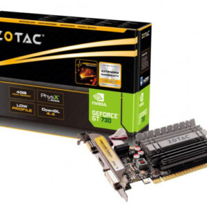 zotac geforce gt 730 tarjeta grafica 4gb gddr3 hdmi, dvi d, vga