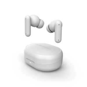 energy sistem chill auriculares true wireless bluetooth 6.0 cancelacion activa de ruido deep bass para graves profundos hq voice calls 21h autonomia modo baja latencia asistente de voz integrado color blanco