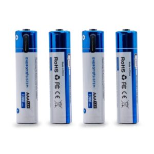 energy sistem charge pro c pack de 4 pilas recargables usb c 1100mwh 740mah aaa 1.5v carga por usb c