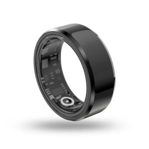 energy sistem smart ring anillo inteligente monitorizacion del sueño asistente de salud con ia monitorizacion de ritmo cardiaco y actividad fisica ip68 mas de una semana de autonomia talla m color negro