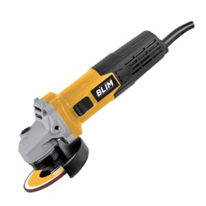 blim radial 115mm 750w velocidad 12000rpm proteccion antichispas ergonomica color negro y amarillo