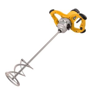 blim mezclador electrico potencia 1800w 2 velocidades regulables 180 700rpm incluye agitador de mortero compatible con rosca m14 color negro y amarillo