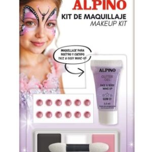 alpino set de maquillaje princess se lava con agua y jabon testado dermatologicamente colores surtidos