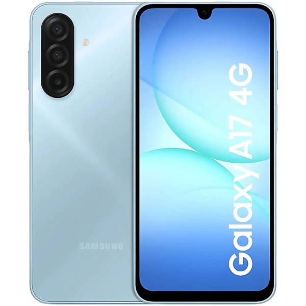 samsung galaxy a17 smartphone 6,7" super amoled 4gb 128gb camara 50 mp bateria 5000mah color azul