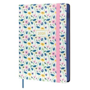 finocam flexi joy agenda en catalan anual 2026 tapa blanda formato fa5 151x23x214mm 1 dia por pagina tematica de flores