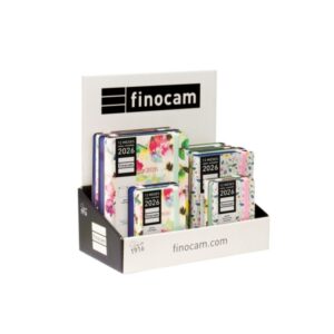 finocam flexi joy expositor con 15 agendas surtidas anual 2026 tapa blanda color surtidos