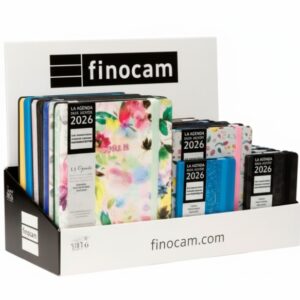 finocam minimal design expositor con 22 agendas minimal surtidas agendas minimal surtidas anual 2026 color surtidos