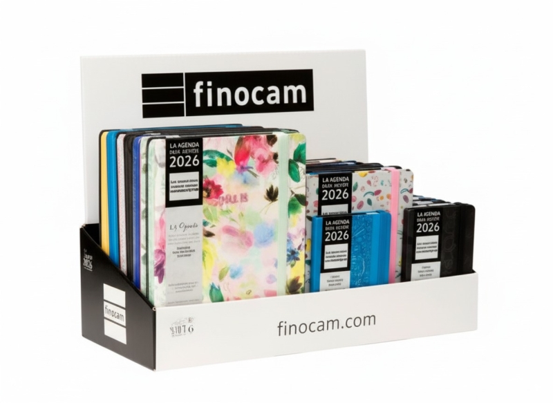 finocam minimal design expositor con 22 agendas minimal surtidas agendas minimal surtidas anual 2026 color surtidos