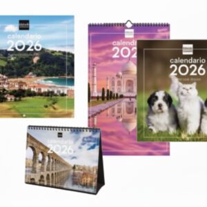 finocam pack de 35 calendarios de imagenes surtidos en catalan anual 2026 color surtidos