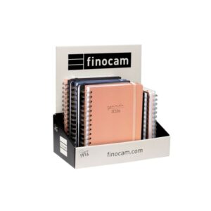 finocam alma pack de 12 agendas surtidas anual 2026 con espiral color surtidos