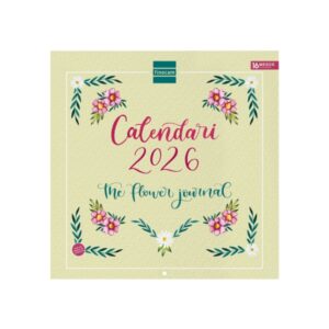 finocam calendario de pared en catalan anual 2026 imagenes variadas 300x300mm espacio para escribir tematica de flores