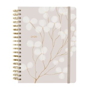 finocam optimal agenda de espiral internacional anual 2026 planificador cierre de goma formato b5 176x250mm semana vista horizontal tematica de flores