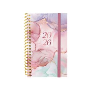 finocam design collection agenda de espiral anual 2026 tapa ligera formato e3 85x14x127mm semana vista horizontal color varios
